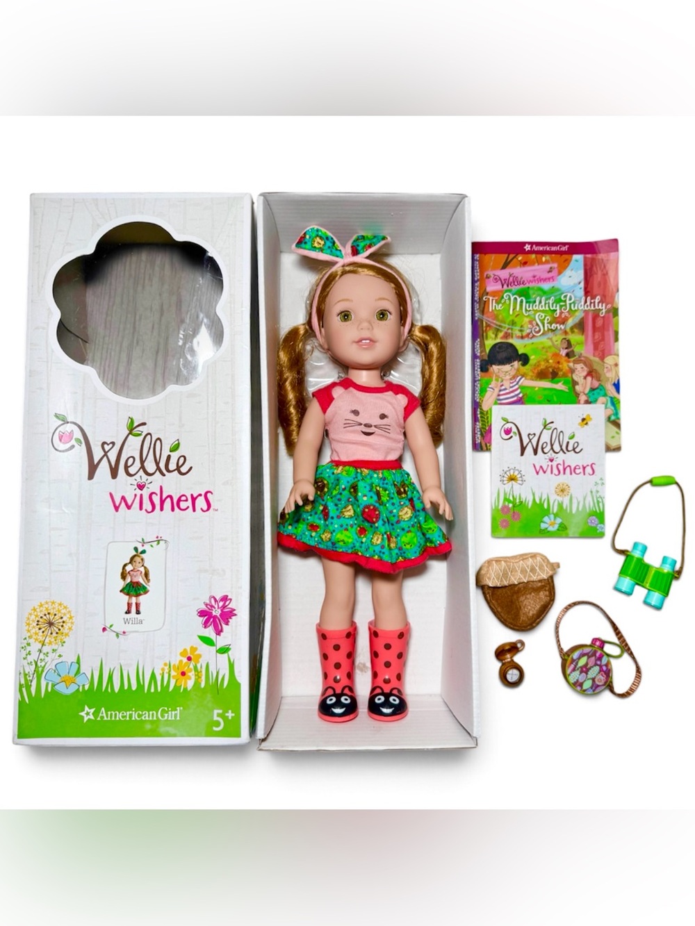 American Girl Wellie Wisher Willa Doll Complete Set Original Box Accessories